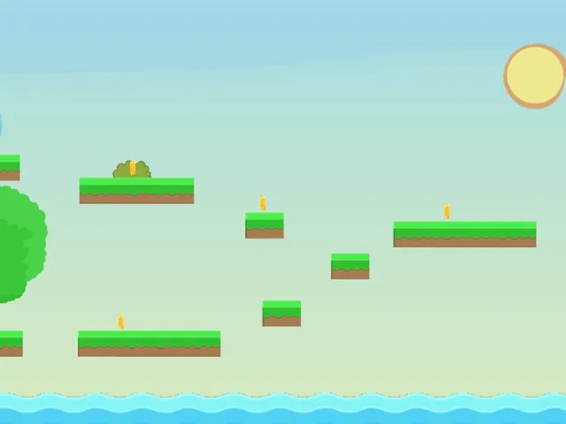 Lost jumping frog