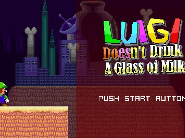 Luigi Doesn't Drink A Glass of Milk
