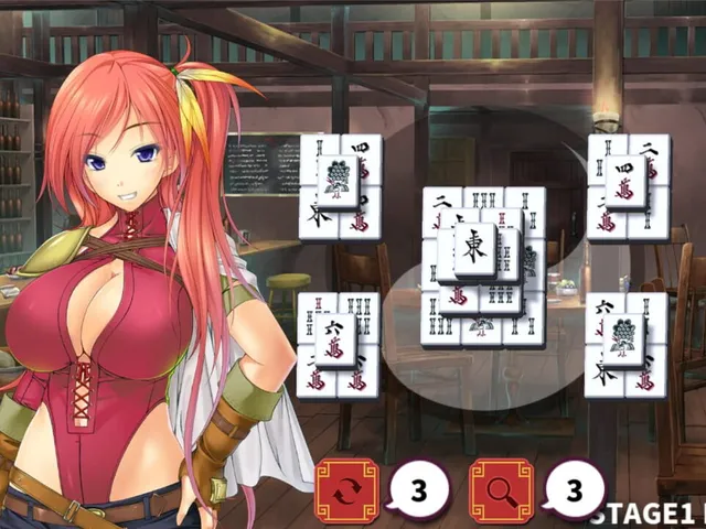 Mahjong Strip Solitaire: Harem Guild
