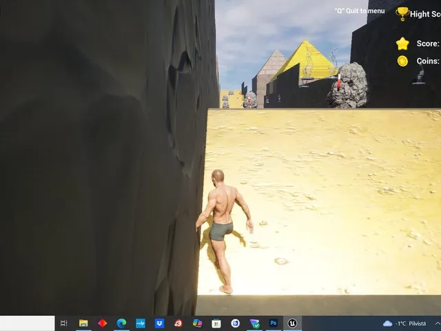 Man Without Clothes Runner