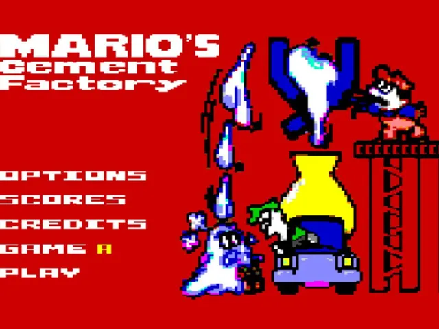 Mario's Cement Factory C64