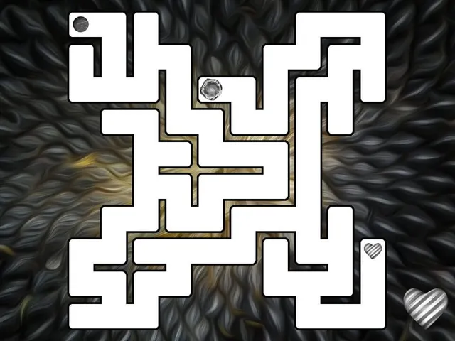 Maze Art: Black