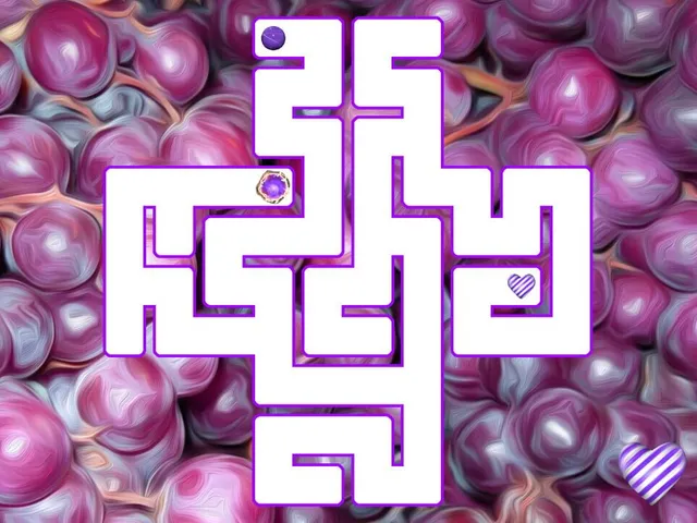 Maze Art: Purple