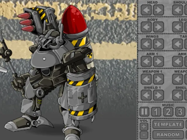 Mecha Dress Up Game