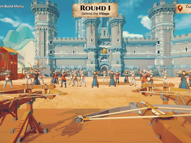 Medieval Castle Siege Defense vs. Invaders