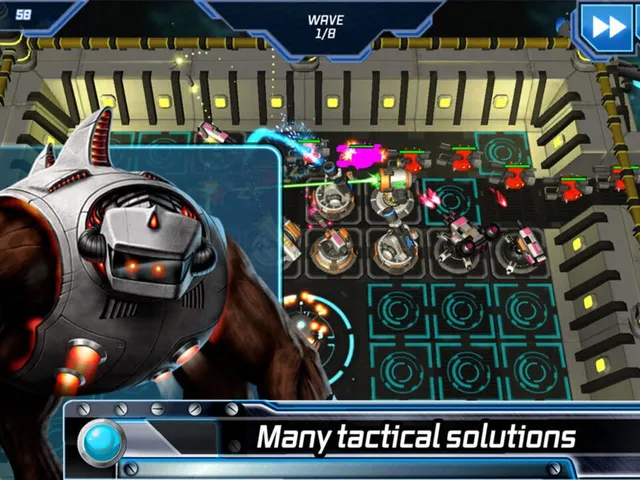 Module TD. Sci Fi Tower Defense