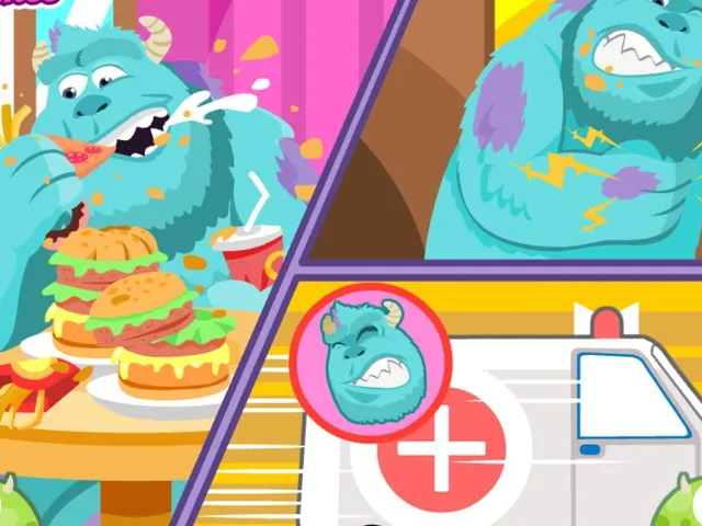 Monsters James P. Sullivan Stomach Doctor