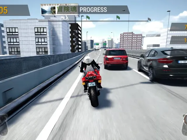 Moto Racing Highway Traffic