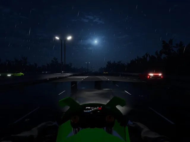 Motorcycle Night Ride