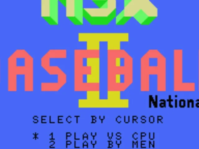 MSX Baseball II