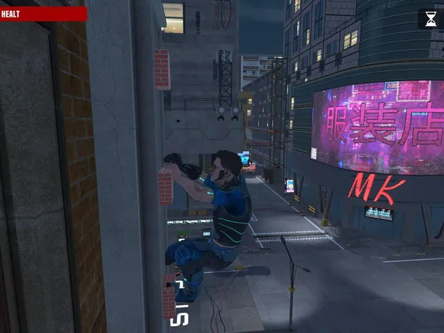 Neon City Climbing Simulator