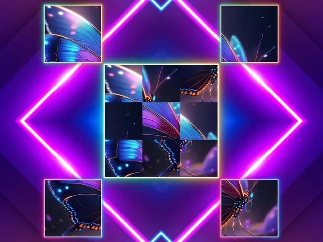 Neon Fantasy: Butterflies