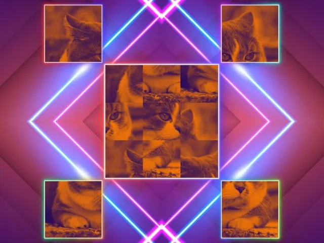 Neon Fantasy: Cats