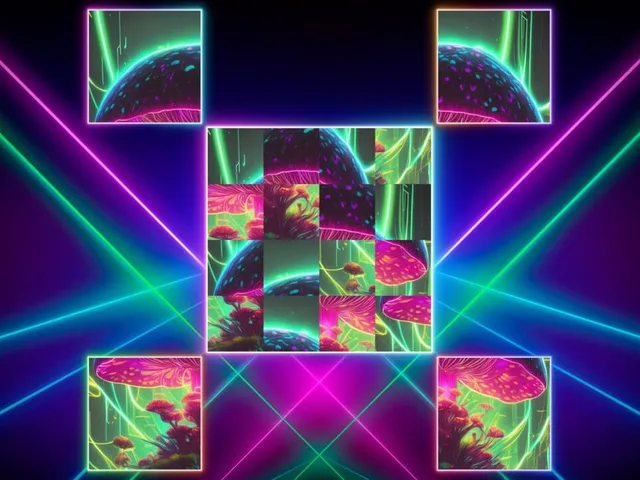 Neon Fantasy: Mushrooms