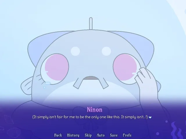 Ninon the Upside-Down Mermaid