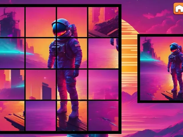 OG Puzzlers: Synthwave Astronauts
