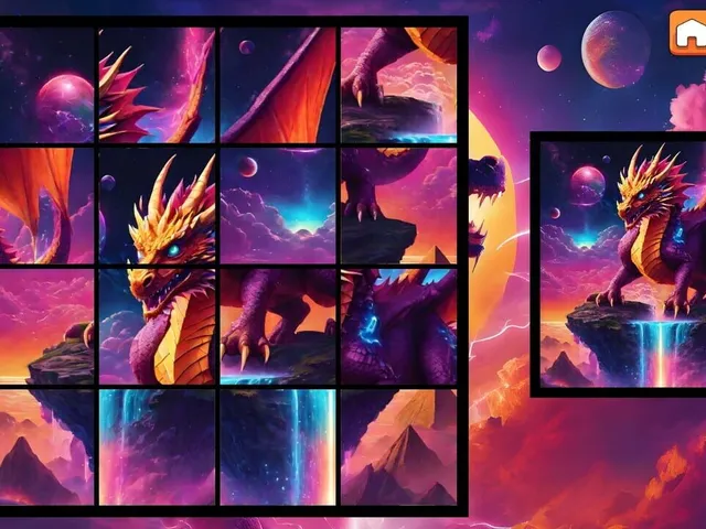 OG Puzzlers: Synthwave Dragons