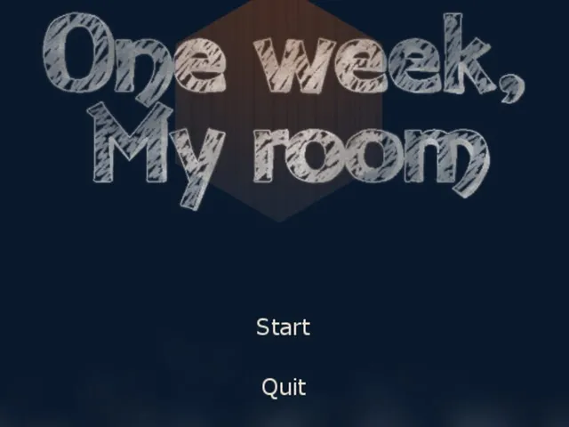 One week, My room