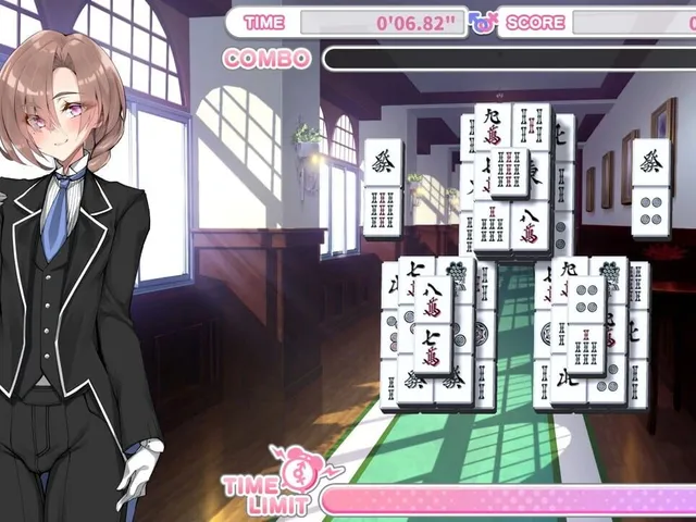 Otoko Cross: Pretty Boys Mahjong Solitaire