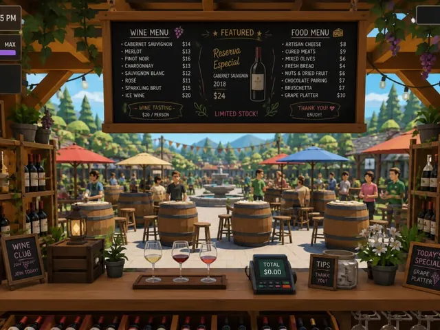 Outdoor Wine Market Simulator