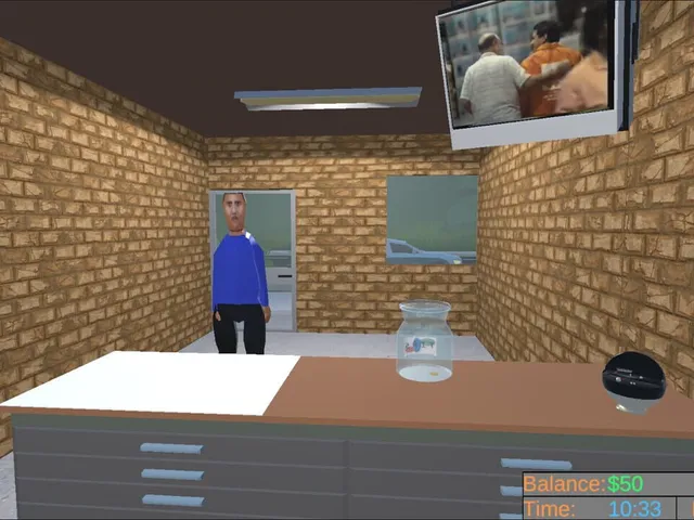Paint Desk Simulator