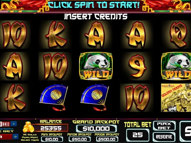 Panda Magix: Golden Trains Edition - Slots