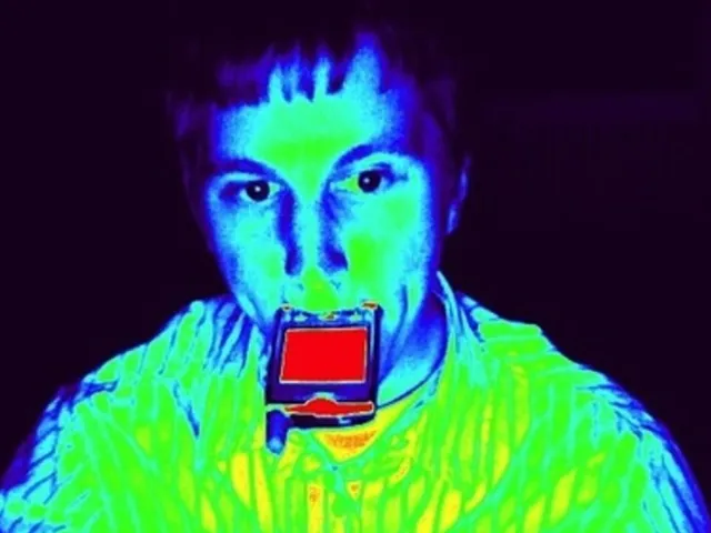 Phone in Mouth