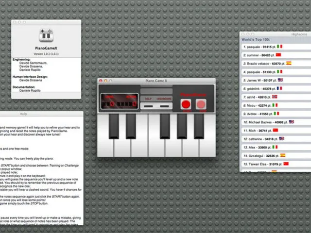 Piano Game X