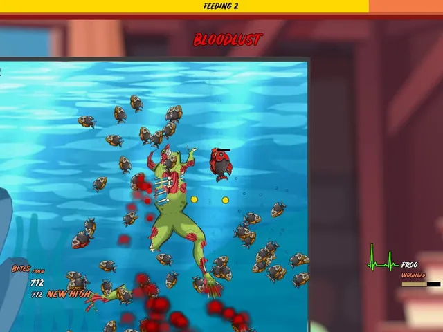 Piranha Feeding