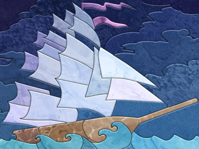 Pirate Mosaic Puzzle: Caribbean Treasures