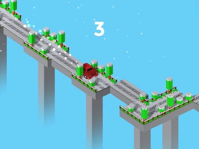 Pixel Traffic: Risky Bridge