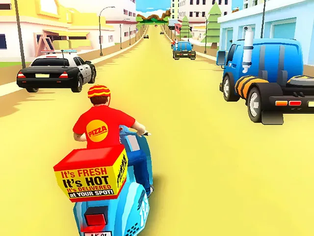 Pizza Bike Rider