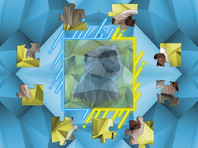 Poly Jigsaw: Primates