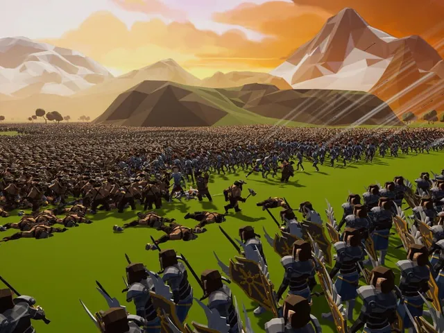 Polygon Fantasy Battle Simulator