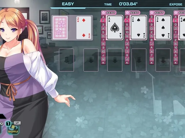 Pretty Girls Four Kings Solitaire