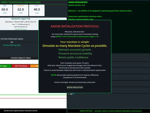 Provisional Authority: An AI Governance Simulation