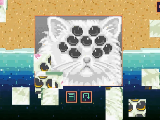Puzzle Angry Cat