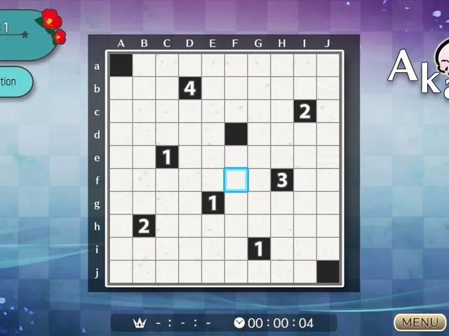 Puzzle by Nikoli W Akari