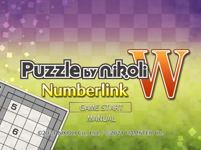 Puzzle by Nikoli W Numberlink