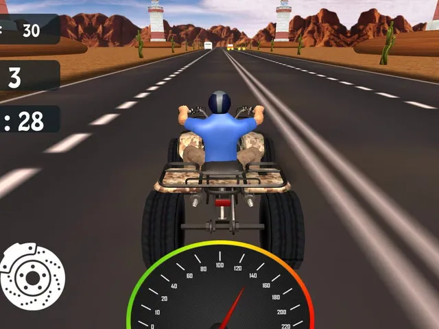 Quad Bike Crazy Driver