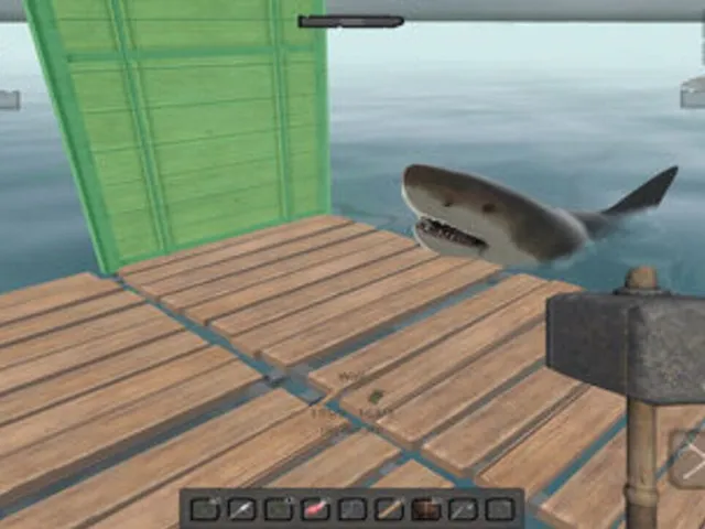 Raft Island Shark Survival
