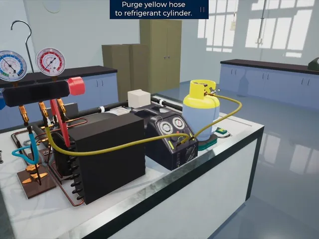 Refrigerant Recovery Simulation