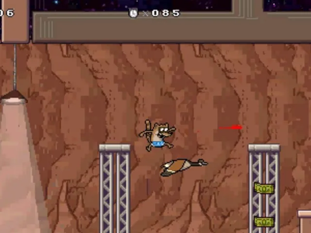 Regular Show: Mordecai and Rigby in 8-Bit Land