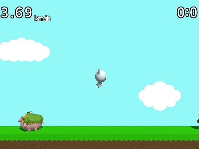 Risk your life to get your dinner back Nyanzou action game