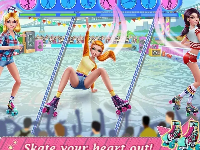 Roller Skating Girls