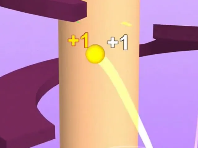 Run Ball: Jump on Helix Road