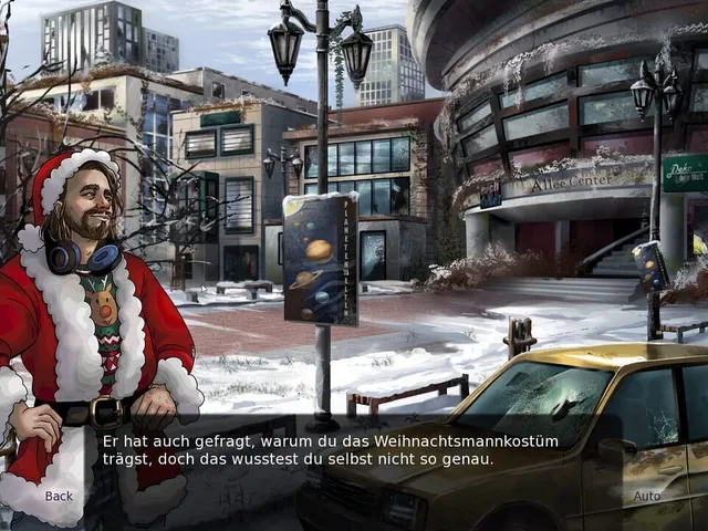 Shopping in a Winter Zombieland