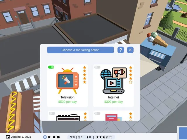 SIM Chef: Restaurant management