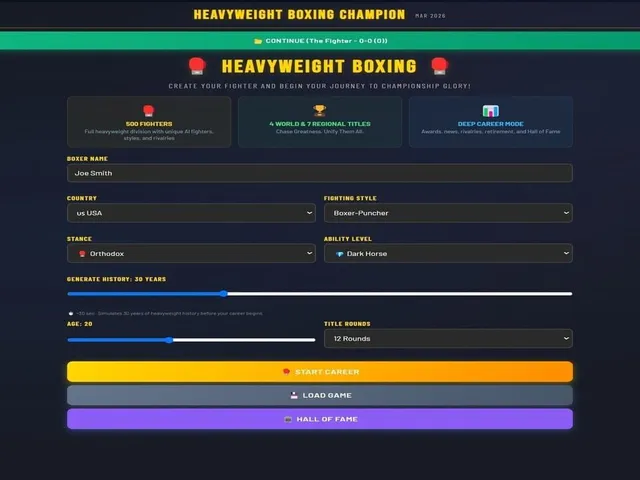 Sim: Heavyweight Boxing Champion