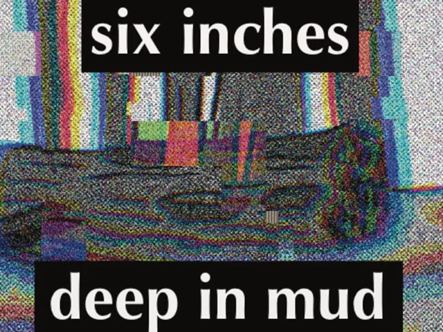 Six inches deep in mud